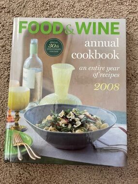 Food and Wine Annual Cookbook 2008 Hardcover